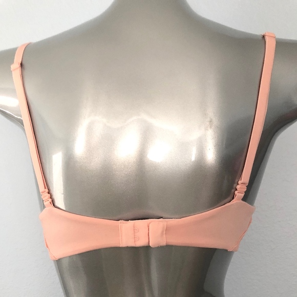 Victorias Secret Nwt Body by Victoria Peach Crochet Lace Unlined Bra - Picture 3 of 3